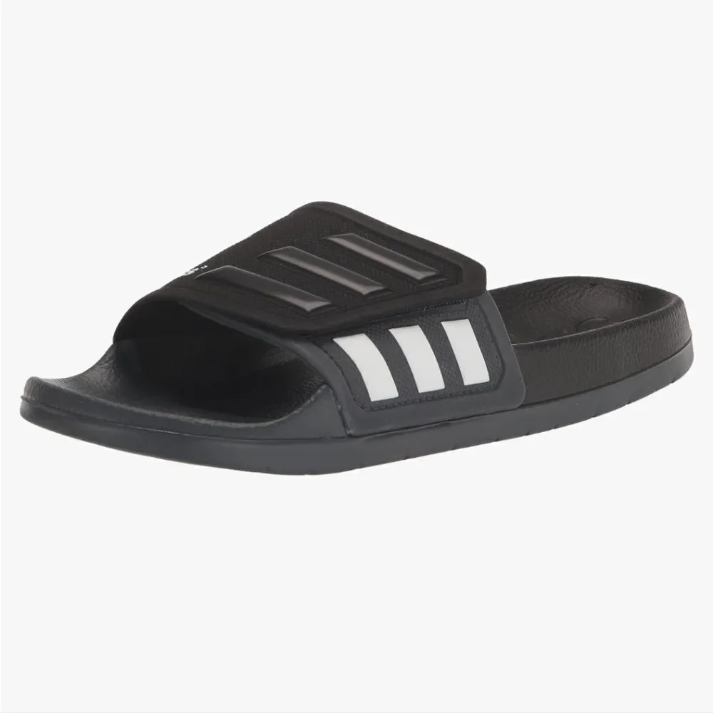 Adidas Adilette Tnd black and white Slide Sandal size 6
